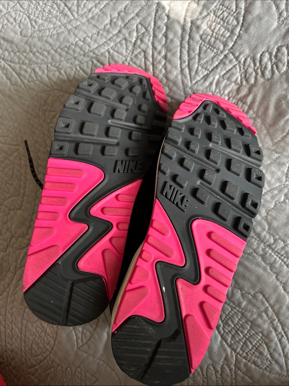 Nike Women's Black & Hot Pink Running Sneakers - Picture 3 of 6